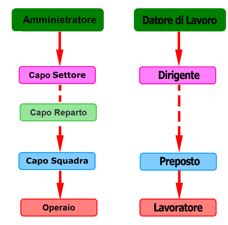 Organigramma confronto