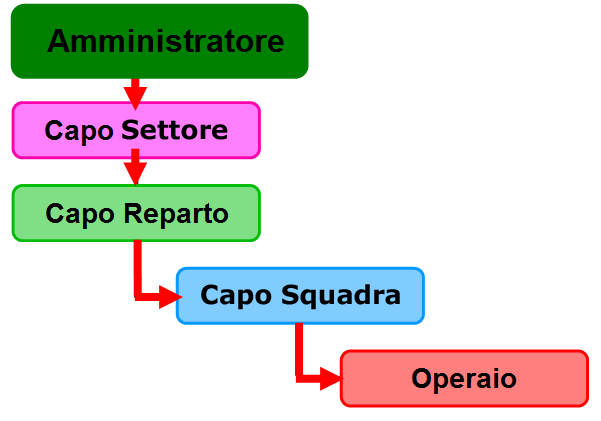 Organigramma schematico